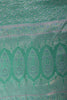 Firozi Cotton Silk Resham & Zari Woven Saree