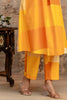 Mustard Cotton Printed Kurta Set