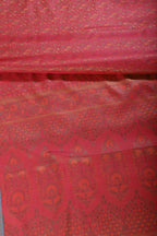 Red Color Cotton Silk Resham & Zari Woven Saree