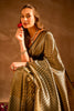 Black Banarasi Silk Zari Woven Saree