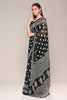 Black Color Printed Georgette Saree