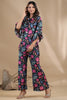 Black Colour Muslin Printed Co-Ord Set