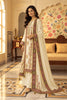 Cream Crepe Silk Printed And Handwork Suit
