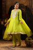Parrot Green Color Silk Gota Patti Embroidered Anarkali Suit