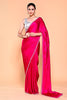 Fuchsia Pink Color Mulberry Silk Mukesh work Saree