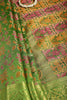 Mehandi Color Tussar Woven Silk Saree