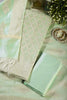 Sea Green Color Chanderi Cotton Woven Unstitched Suit Fabric