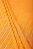 Mustard Modal Silk Saree with Zari Pinstripes