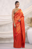 Red Color Silk Zari Woven Saree