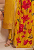 Mustard Zari Woven & Embroidered Silk Suit