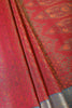Red Color Cotton Silk Resham & Zari Woven Saree