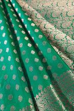 Green Cotton Silk Zari Woven Saree