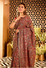 Maroon Georgette Heavy Embroidered Saree
