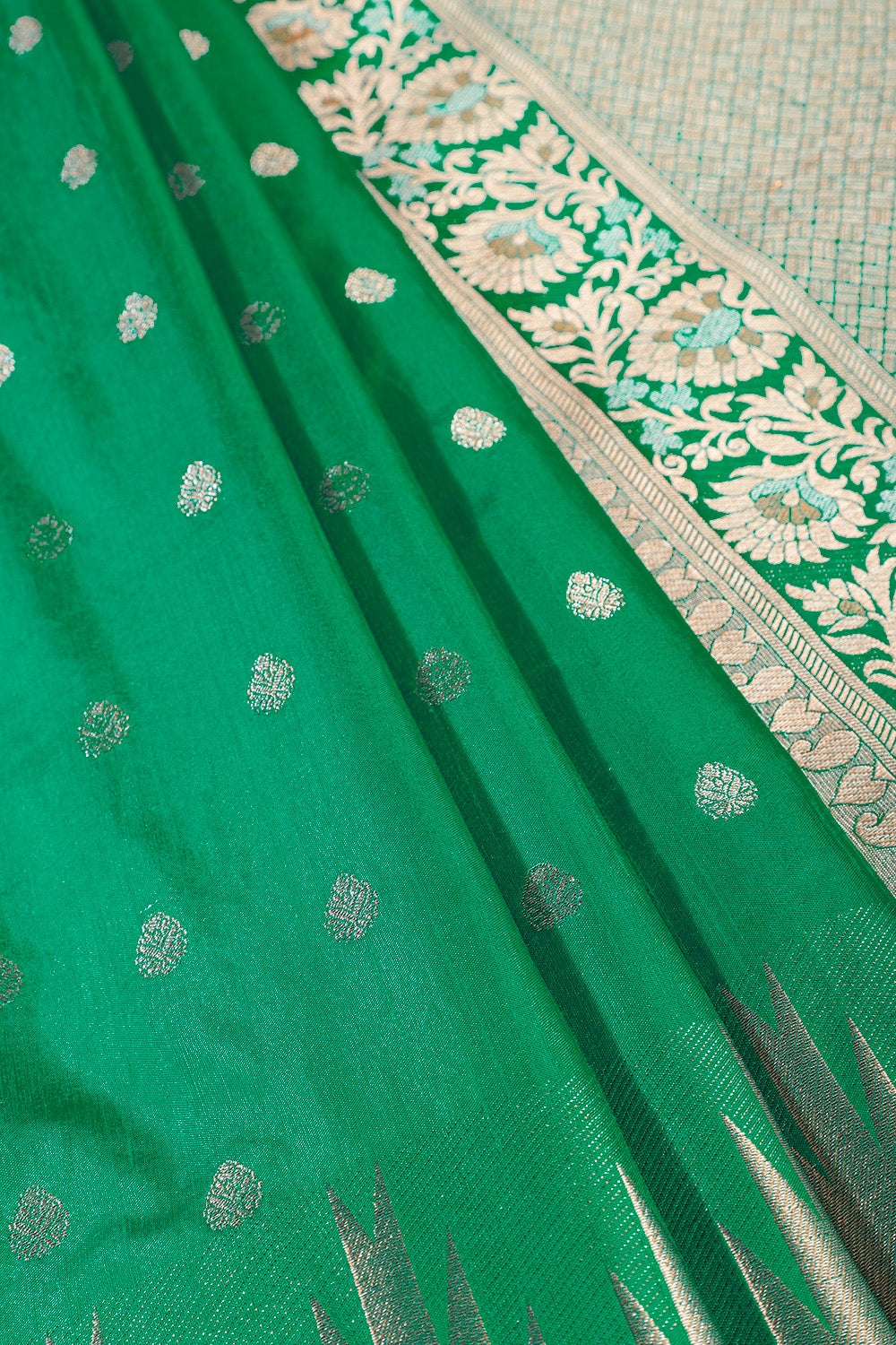 Silk Buta Woven Saree