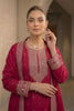 Magenta Pink Crepe Silk Zari and Sequins Embroidered Anarkali Suit
