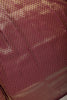 Wine Soft Silk Zari Woven Saree