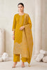 Mustard Pashmina Zari Woven Unstitched Suit Material