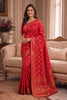 Rani Khaddi Georgette Woven Saree