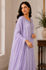 Lavender Georgette Chikankari Work Unstiched Suit