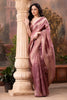 Mauve Tissue Silk Zari Woven Saree