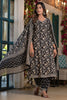 Black Color Cotton Printed Suit