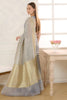 Grey Metalic Tissue Zari Woven Saree