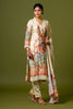 Beige Color Muslin Floral Printed Suit