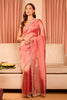 Dusty Pink Tissue Swaroski Work Saree