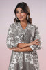 Grey & Cream Color Cotton Printed Co_ord Set