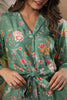 Green Colour Cotton Printed Co-Ord Set