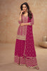 Crepe Silk Zari & Sequins Embroidered Suit With Embroidered Sharara