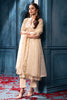 Cream Matelic Tissue Cut-dana And Sequins Embroidered Suits