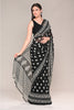 Black Color Printed Georgette Saree