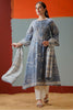 Grey Cotton Floral Printed Suit Set