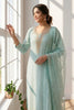 Mint Green Georgette Chikankari Work Unstiched Suit