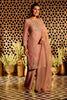Dusty Pink Salsa Tissue Embroidered Unstitched Suit Material