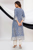 Grey Cotton Printed Suit Set