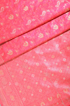 Pink Colour Zari Woven South Silk Saree