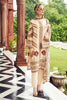 Cream Cotton Silk Printed And Embroidered Suit
