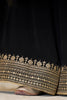 Black Crepe Silk Zari Embroidered Suit With Embroidered Palazzo