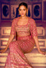 Rani Embroidered Crop-Top Palazzo Indo-Western Dress With Embroidered Jacket