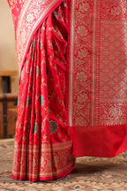 Rani Silk Banarasi Woven Saree