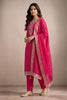 Rani Silk Zari Woven And Neck-Embroidered Unstitched Suit Material