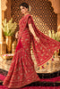 Rani Resham And Swaroski Embroidered Georgette Saree