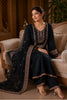 Black Crepe Silk Zari and Sequins Embroidered Anarkali Suit