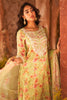 Parrot Green Color Crepe Silk Embroidered &amp; Floral Printed Suit with Gharara