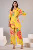 Yellow Color Muslin Printed Co-Ord Set