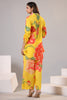 Yellow Color Muslin Printed Co-Ord Set