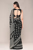 Black Color Printed Georgette Saree