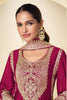 Crepe Silk Zari And Sequins Embroidered Suit Set